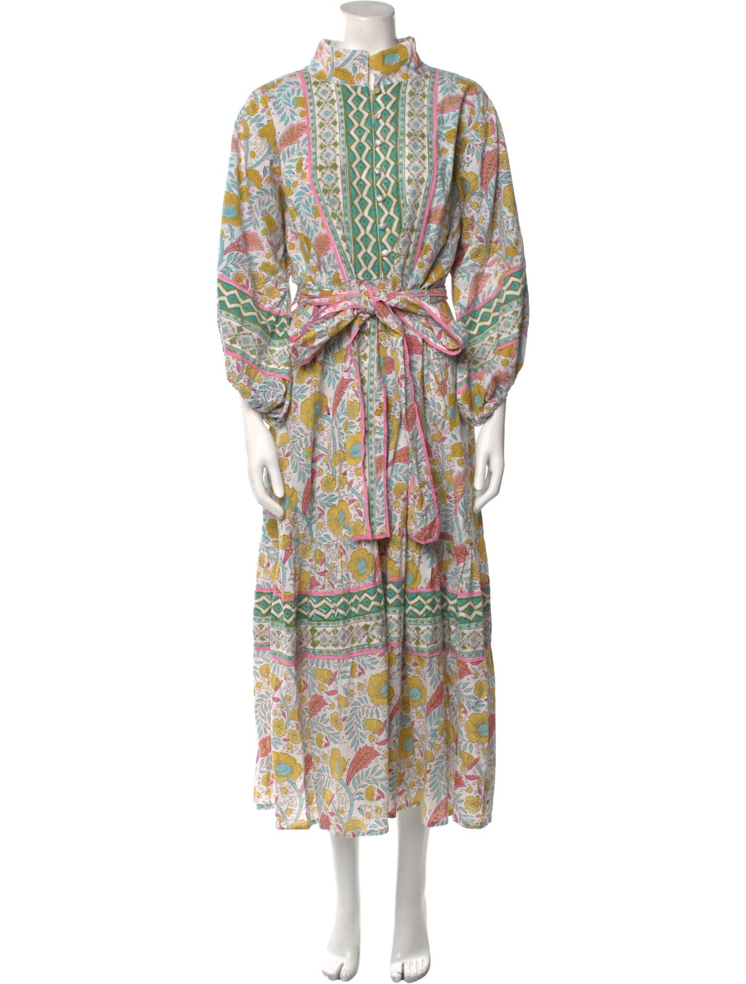 Sue Sartor Printed Long Dress