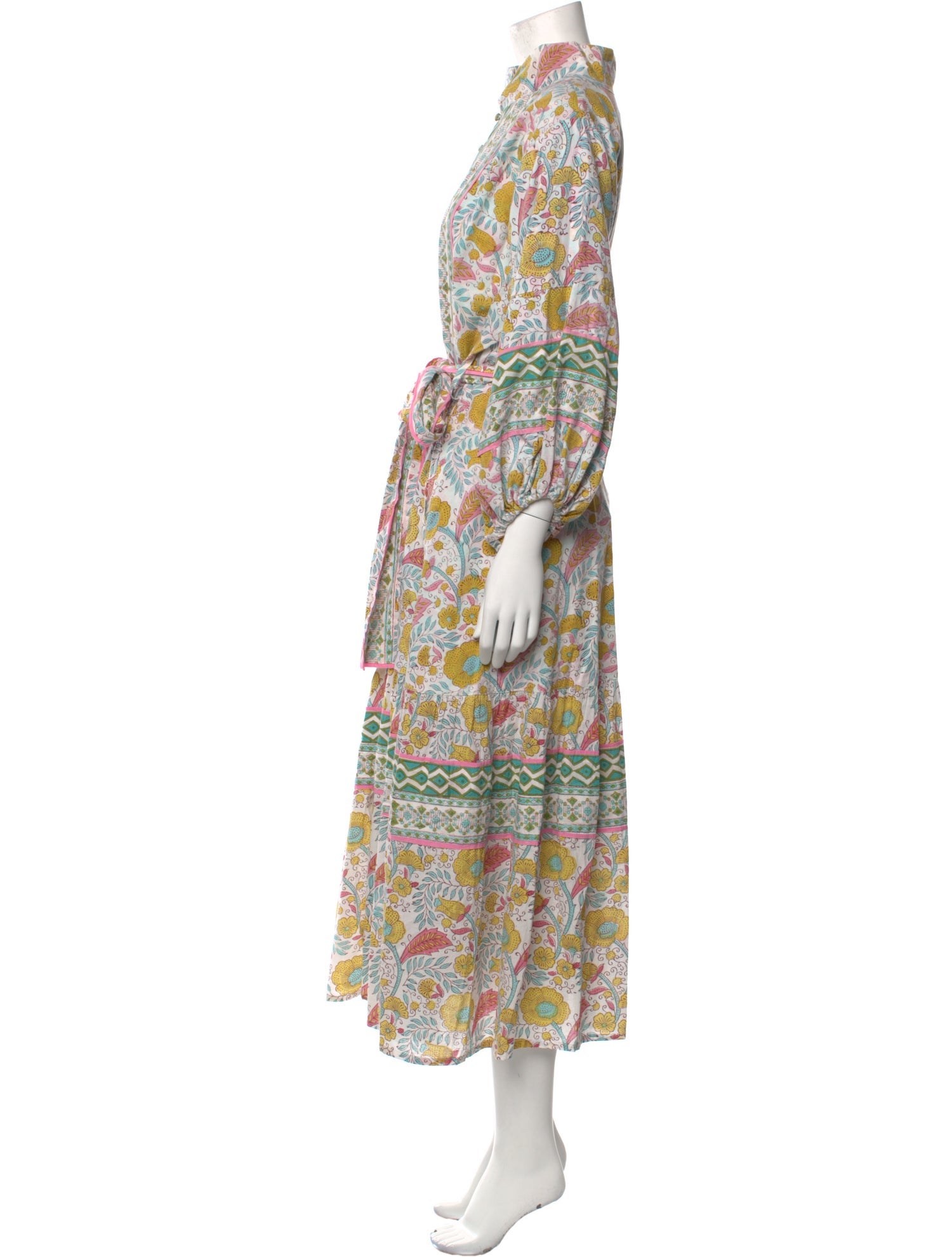 Sue Sartor Printed Long Dress