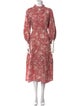 Sue Sartor Floral Print Long Dress