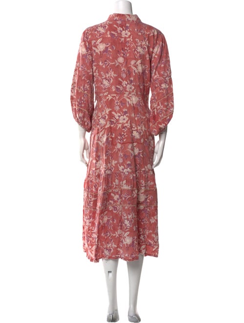 Sue Sartor Floral Print Long Dress