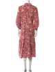 Sue Sartor Floral Print Long Dress