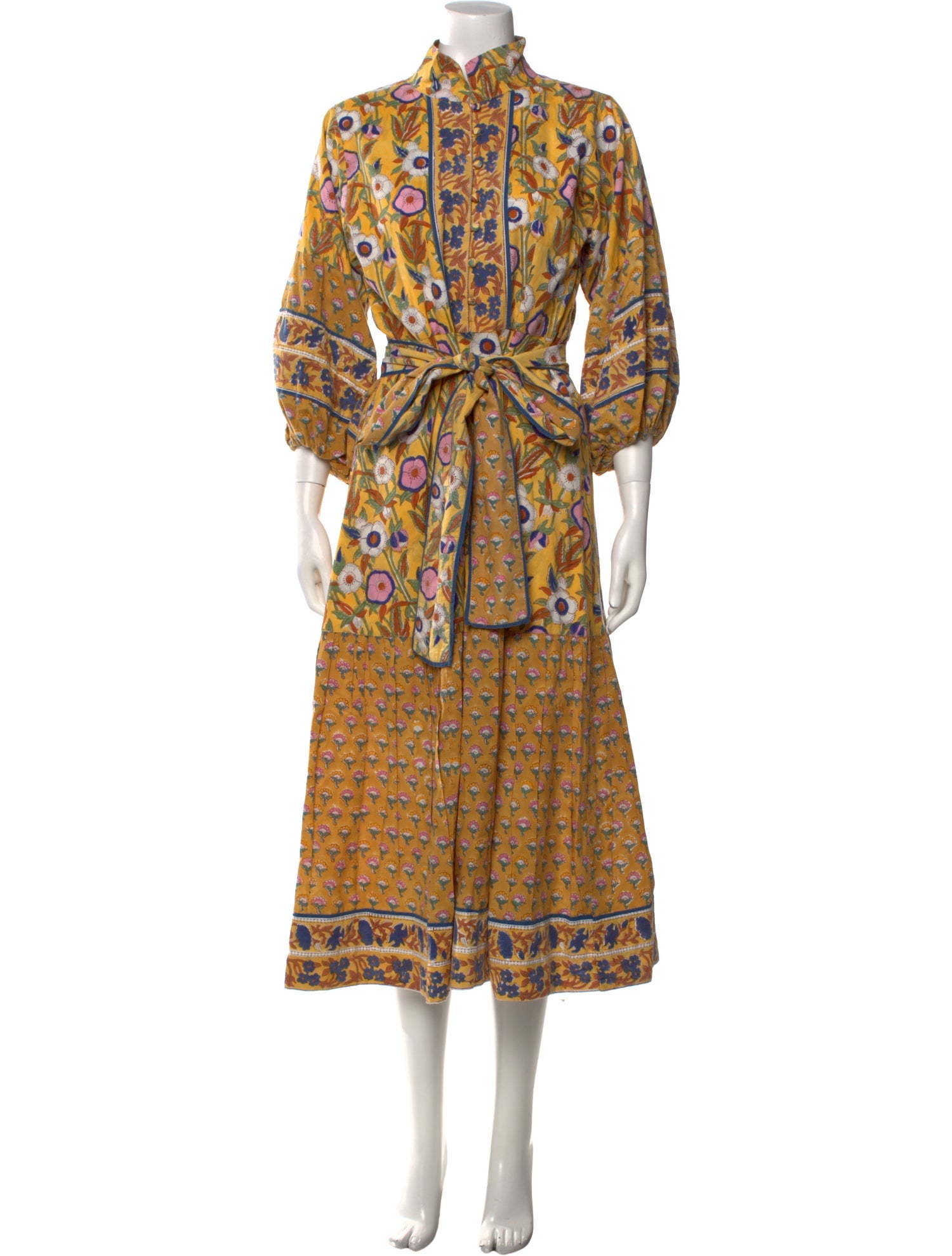 Sue Sartor Printed Long Dress