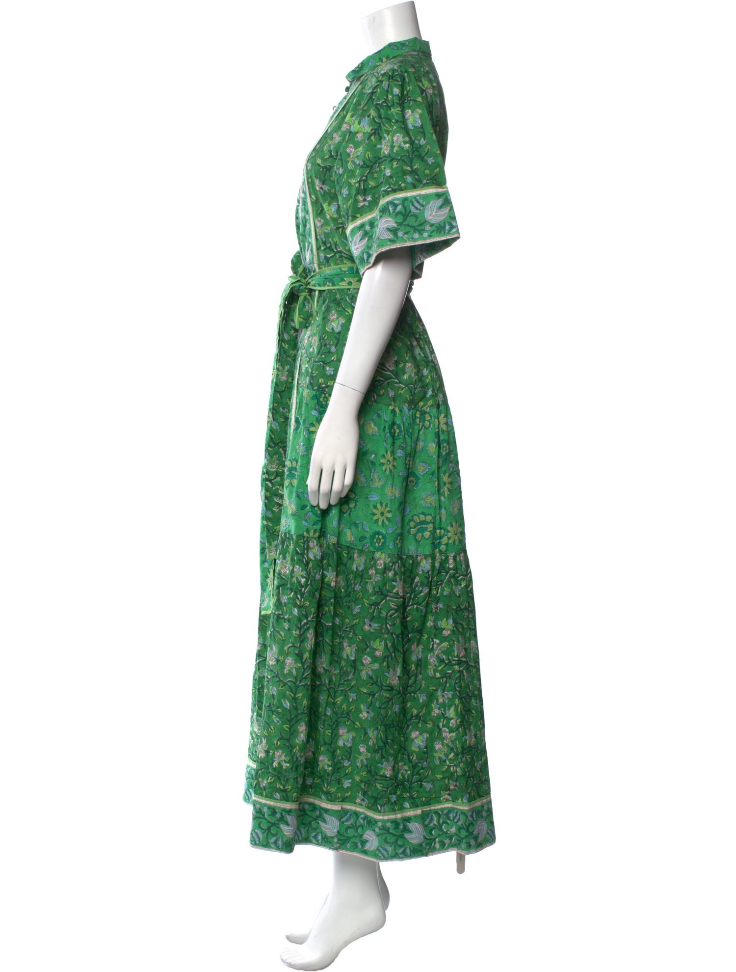 Sue Sartor Paisley Print Long Dress