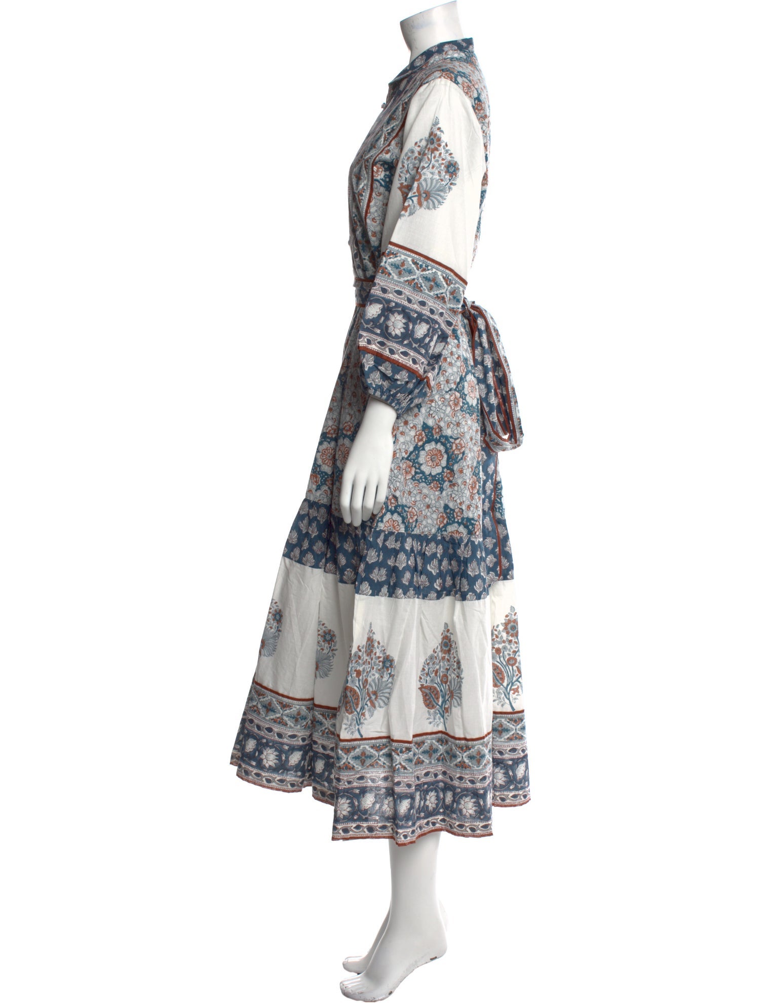 Sue Sartor Printed Long Dress