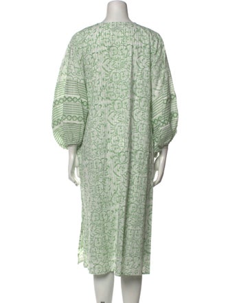 Sue Sartor Printed Midi Length Dress