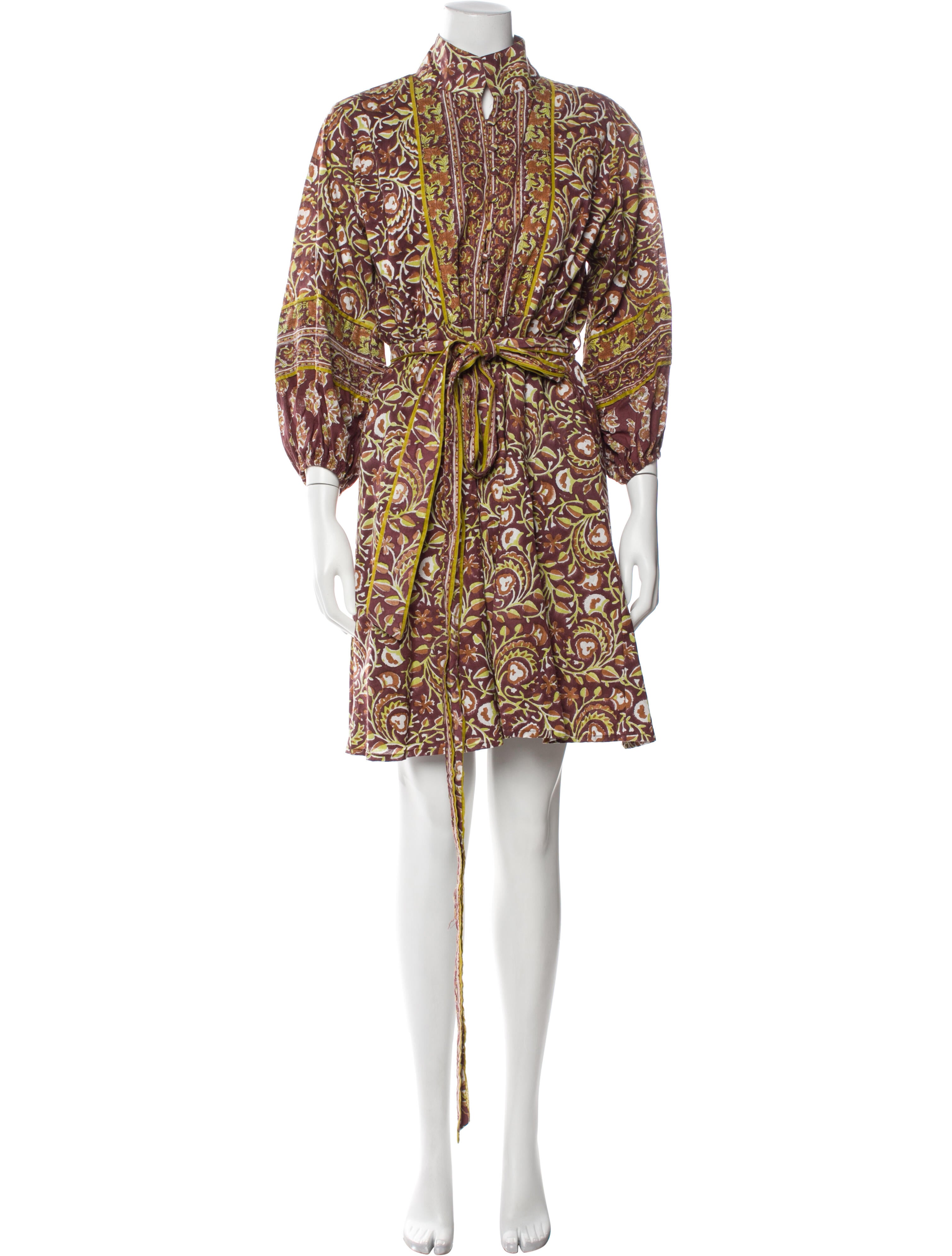 Sue Sartor Printed Mini Dress