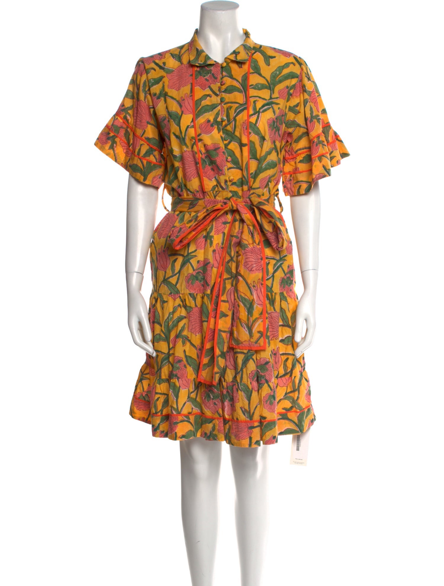 Sue Sartor Printed Knee-Length Dress