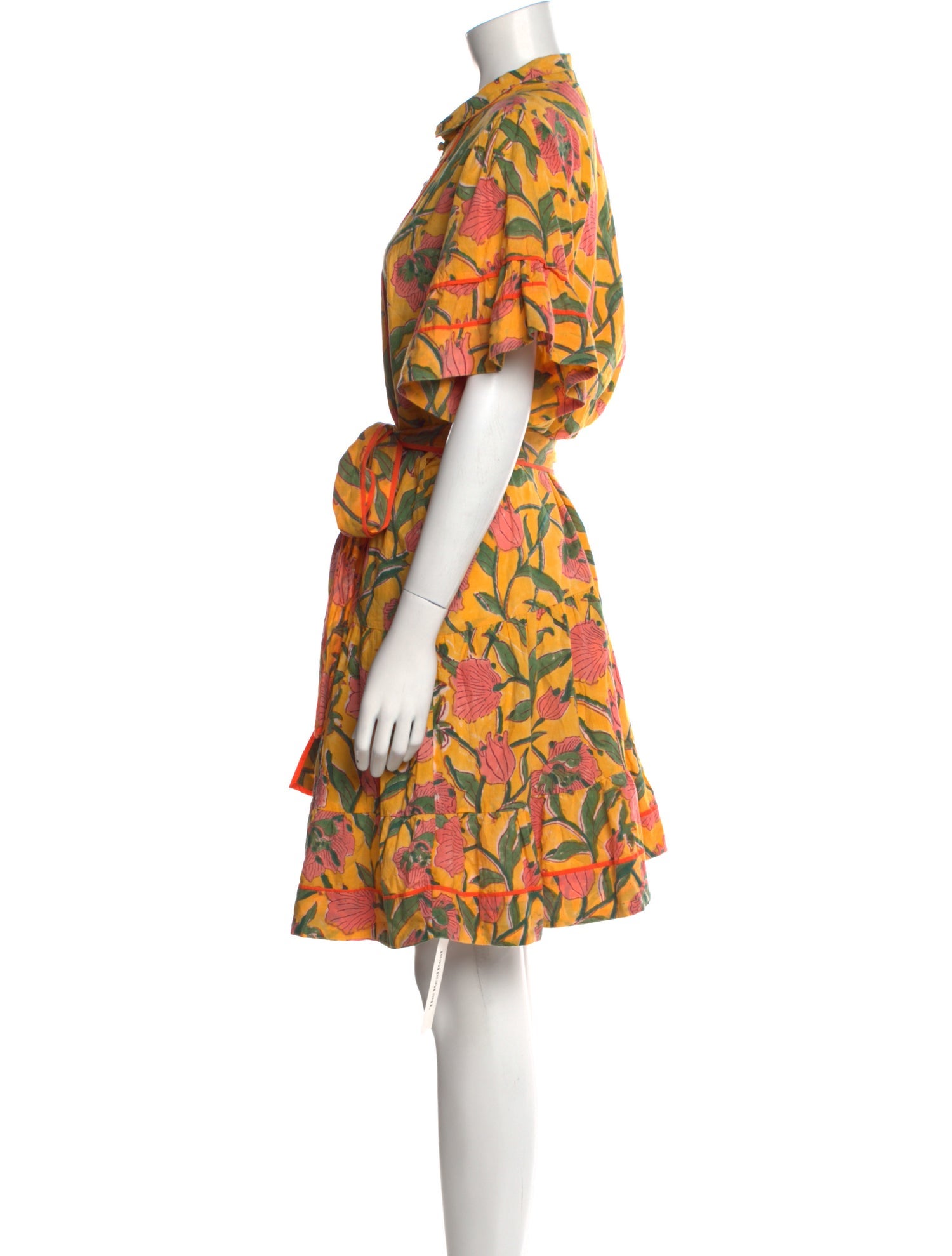 Sue Sartor Printed Knee-Length Dress