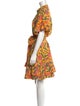 Sue Sartor Printed Knee-Length Dress