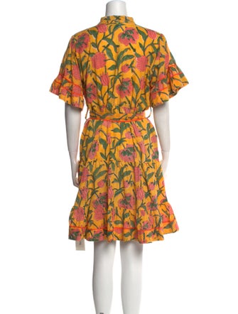 Sue Sartor Printed Knee-Length Dress