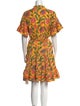 Sue Sartor Printed Knee-Length Dress