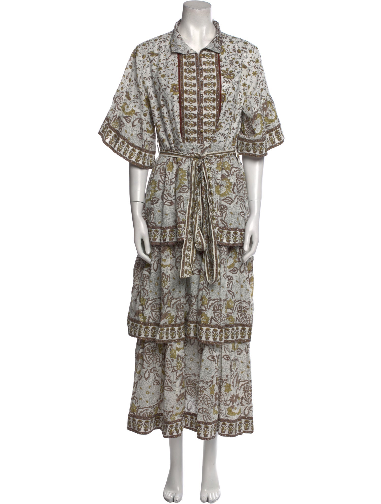 Sue Sartor Printed Long Dress