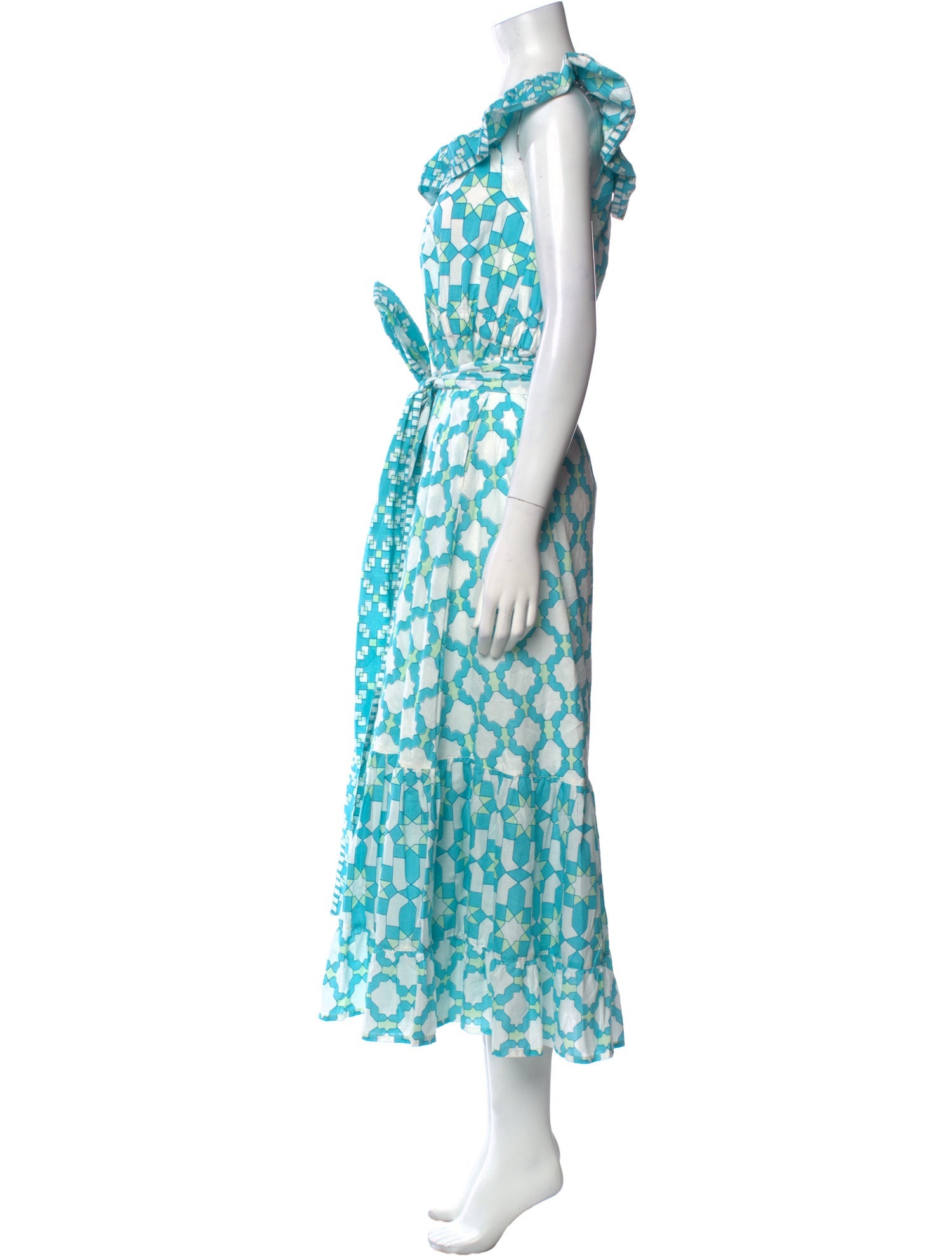 Sue Sartor Printed Long Dress