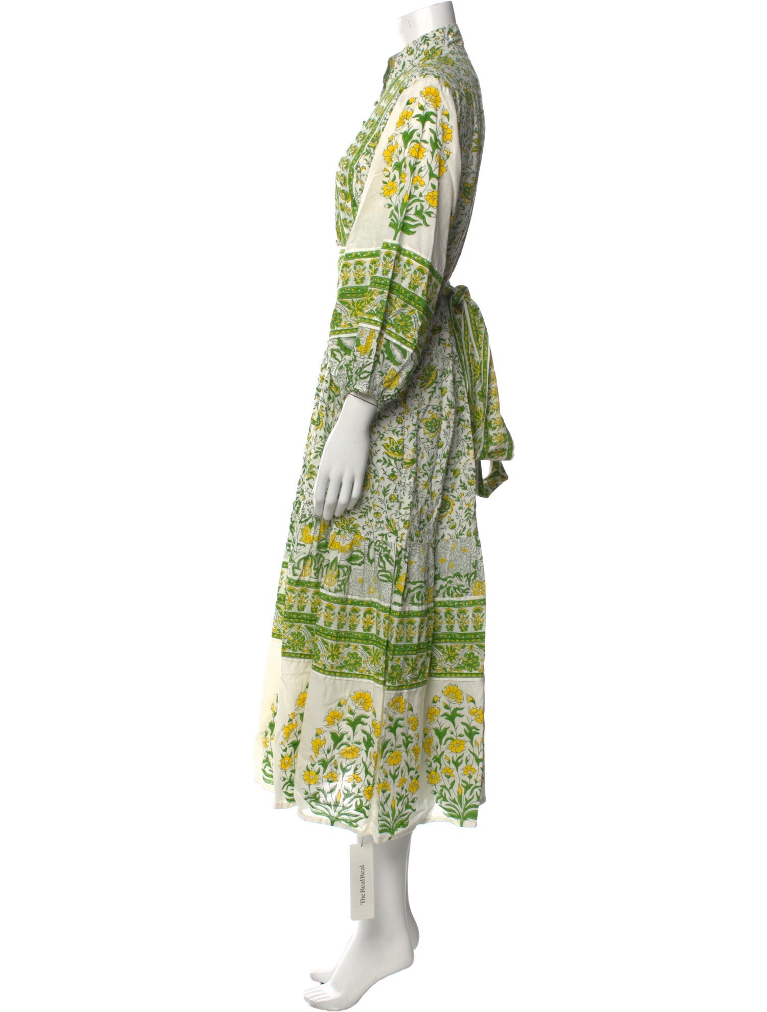 Sue Sartor Floral Print Long Dress