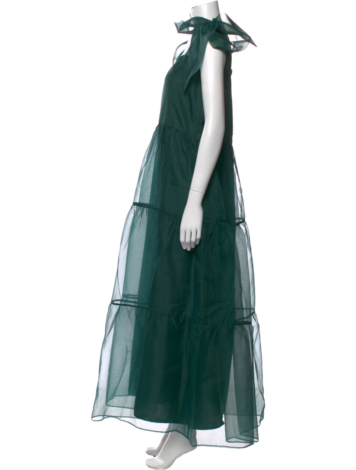 Sue Sartor Square Neckline Long Dress