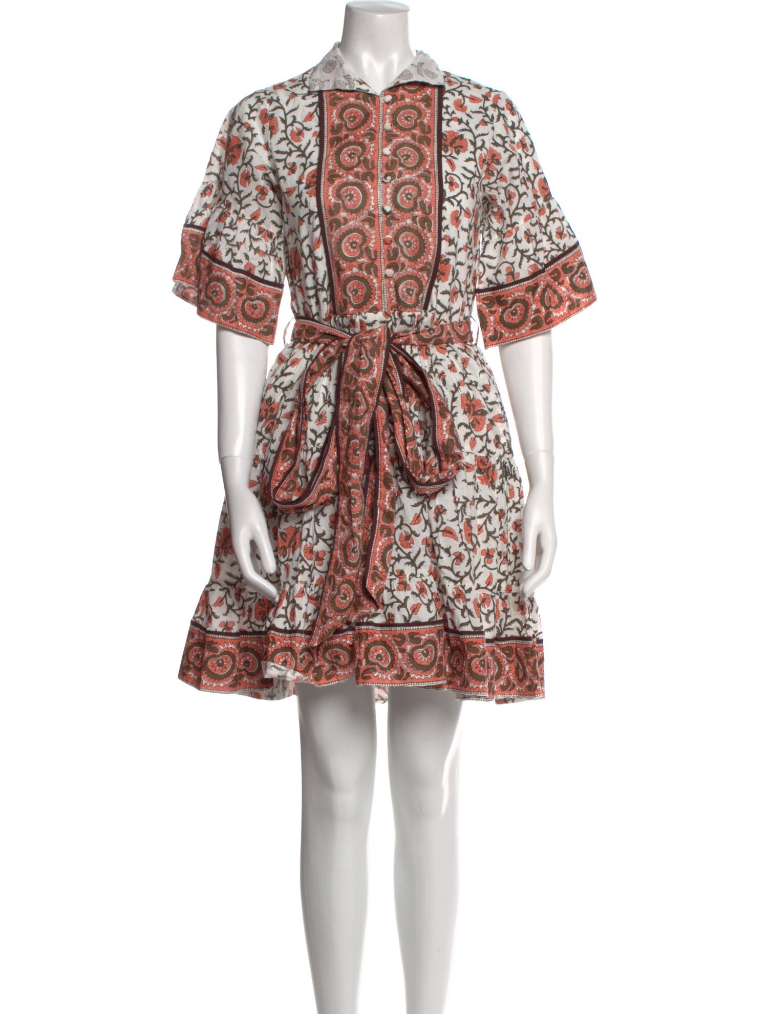 Sue Sartor Paisley Print Mini Dress