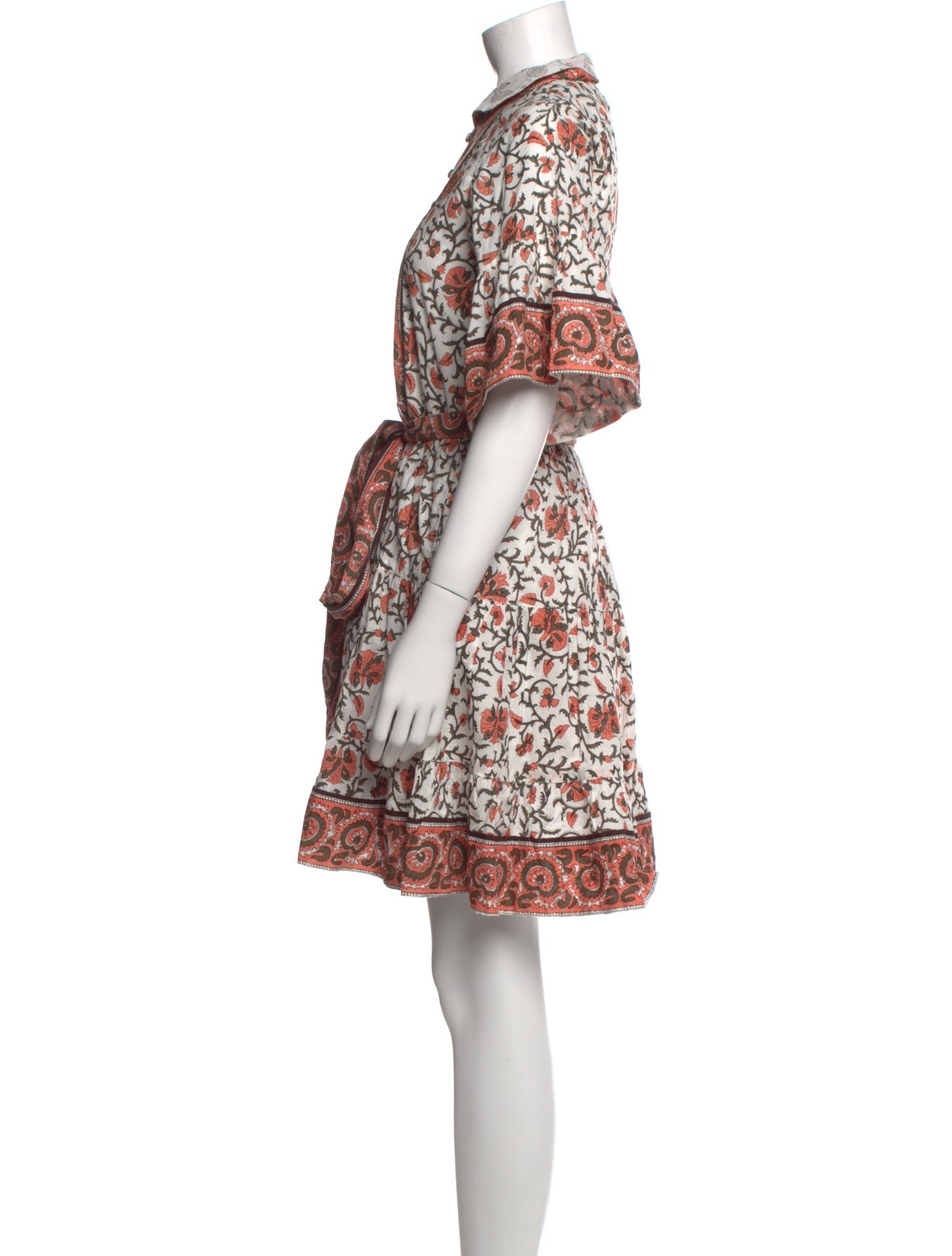 Sue Sartor Paisley Print Mini Dress
