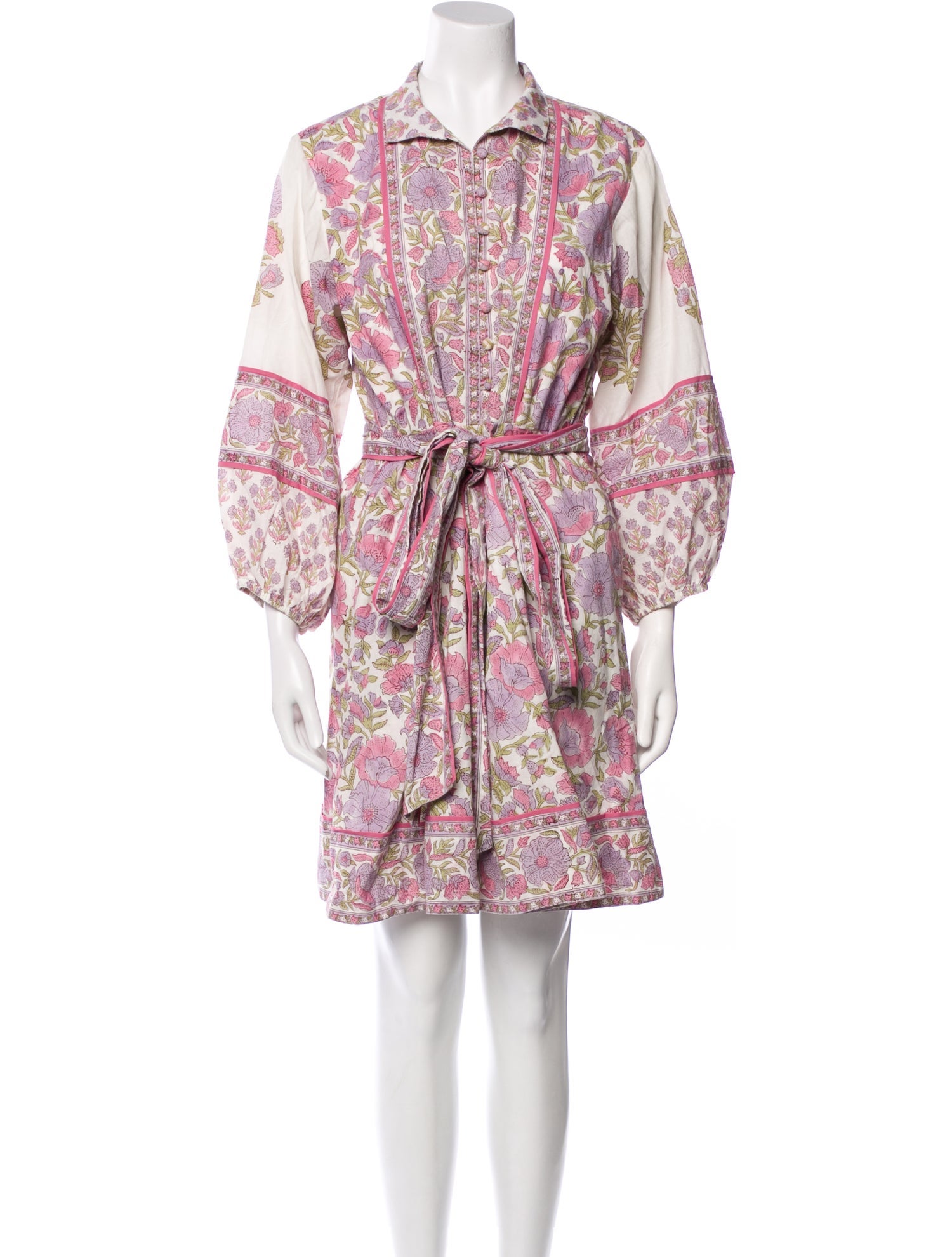 Sue Sartor Paisley Print Mini Dress