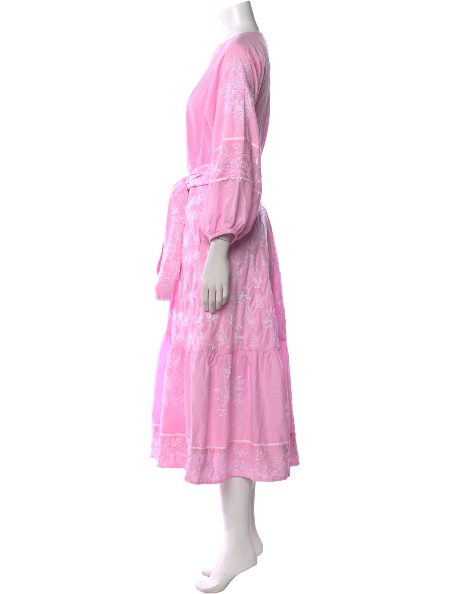 Sue Sartor Printed Midi Length Dress