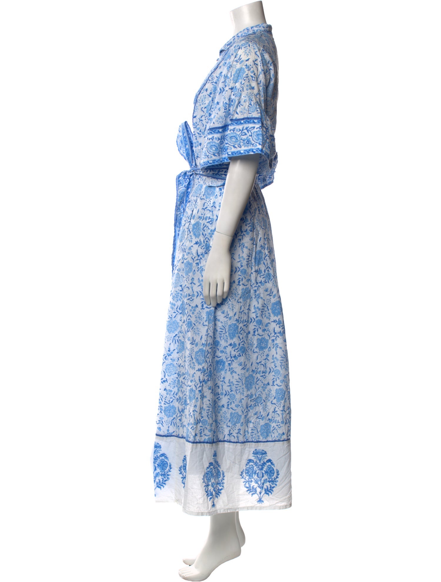 Sue Sartor Paisley Print Long Dress