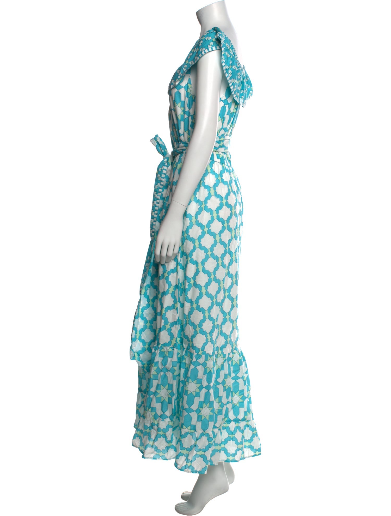 Sue Sartor Printed Long Dress