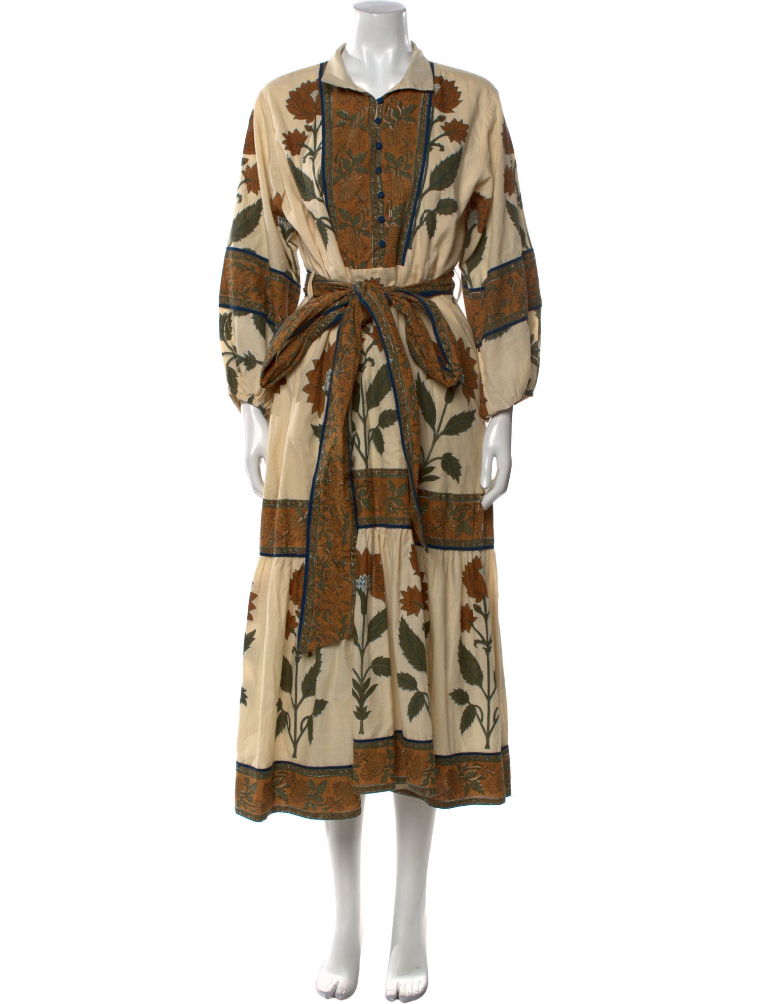 Sue Sartor Printed Long Dress