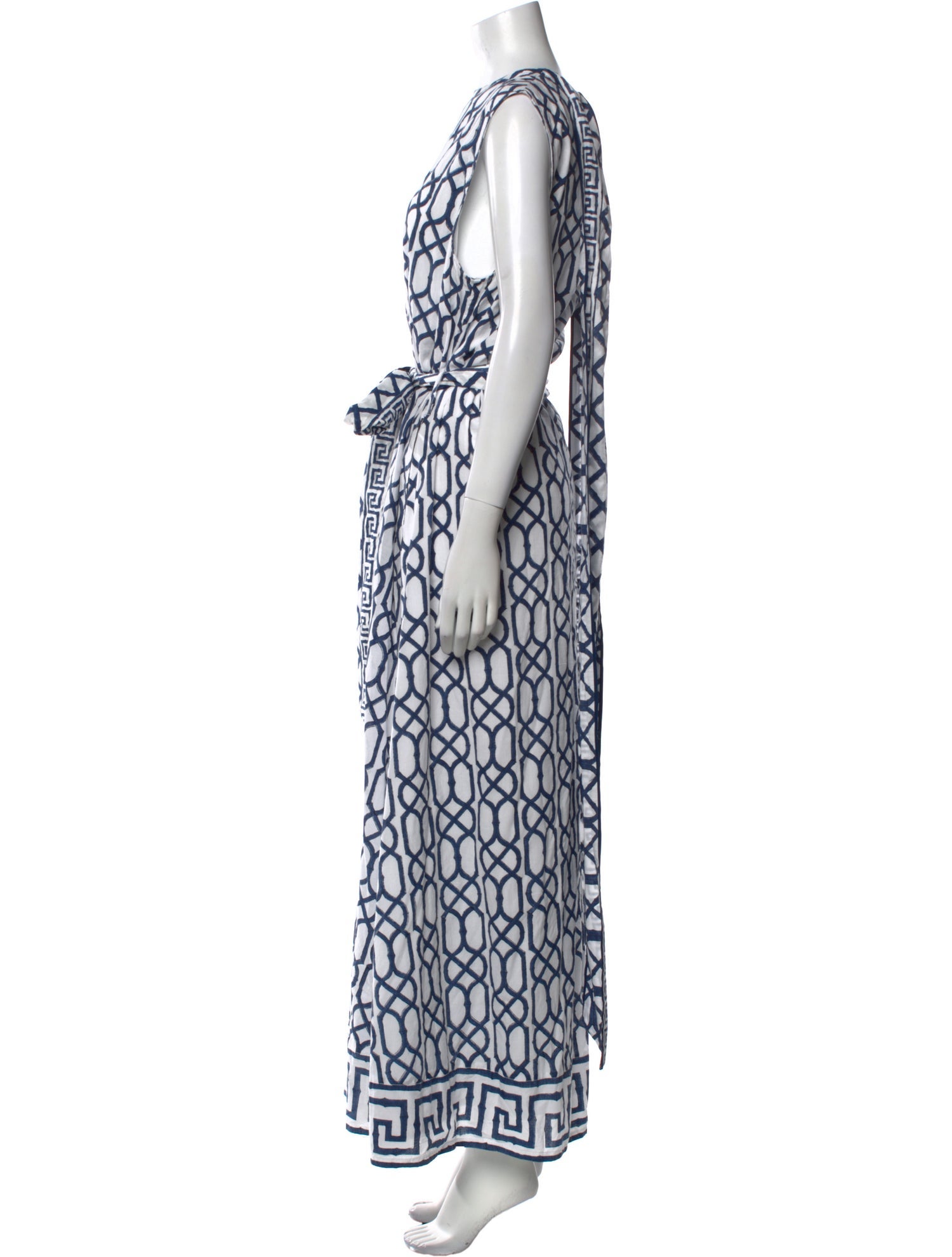 Sue Sartor Printed Long Dress