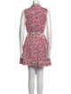 Sue Sartor Floral Print Mini Dress