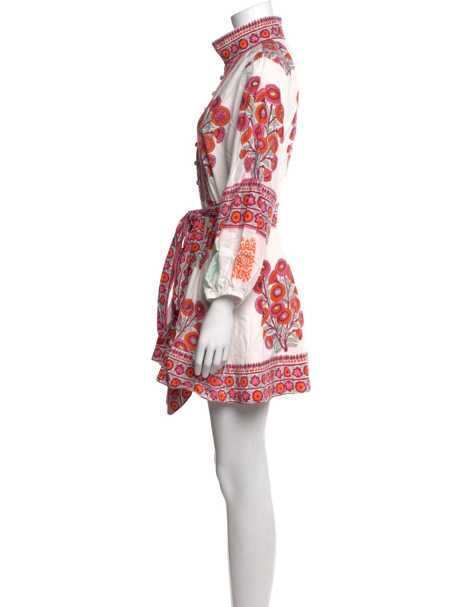 Sue Sartor Printed Mini Dress