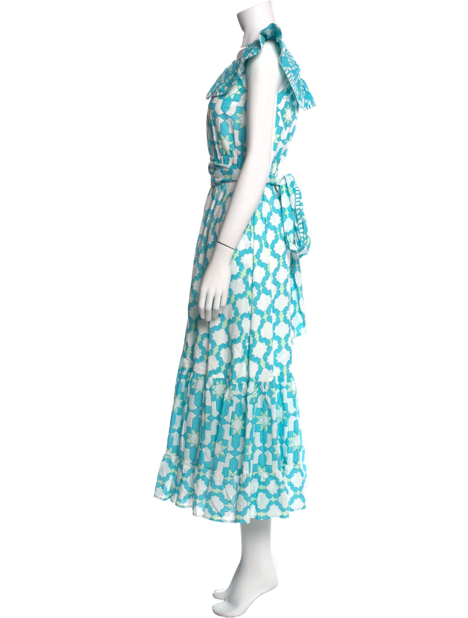 Sue Sartor Floral Print Long Dress