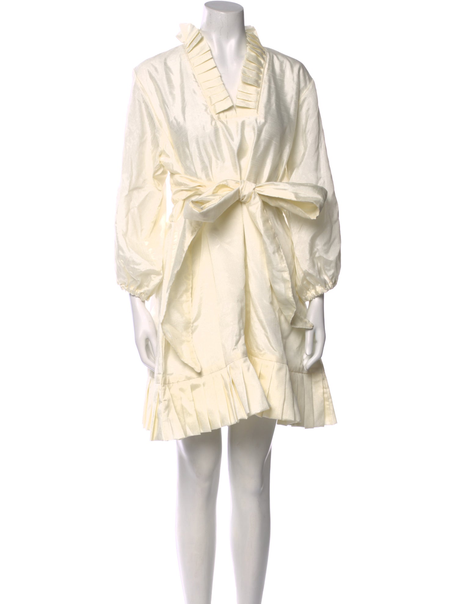 Sue Sartor V-Neck Mini Dress