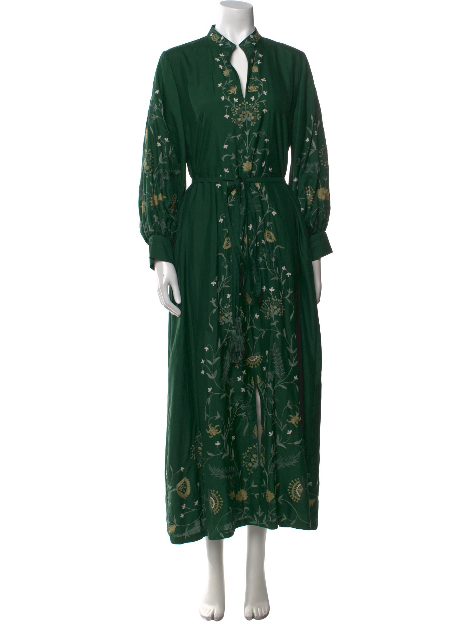 Sue Sartor Floral Print Long Dress