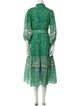 Sue Sartor Paisley Print Long Dress