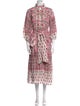 Sue Sartor Paisley Print Long Dress