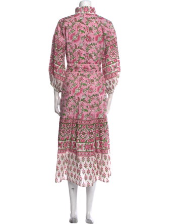 Sue Sartor Paisley Print Long Dress