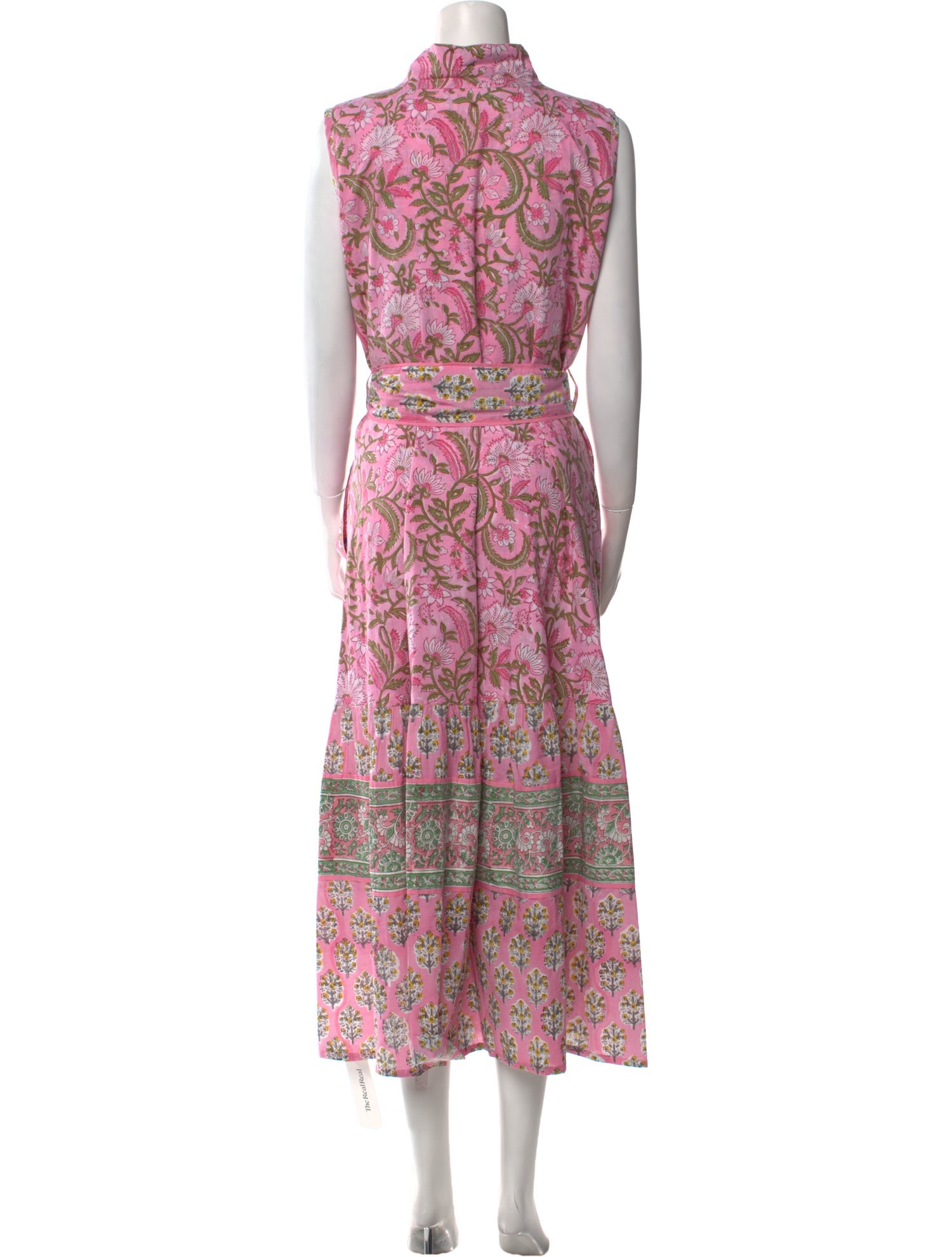 Sue Sartor Floral Print Long Dress