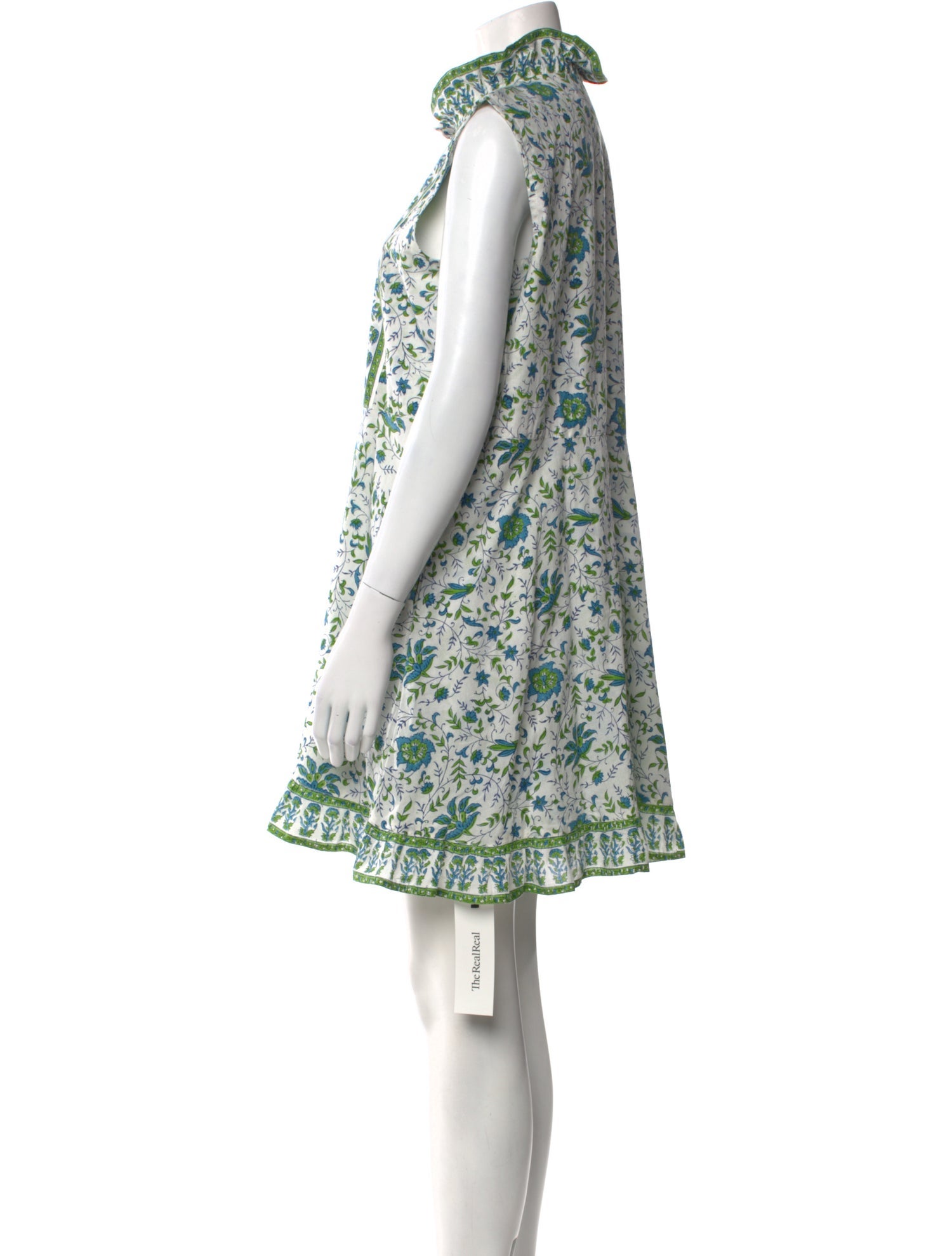 Sue Sartor Floral Print Mini Dress