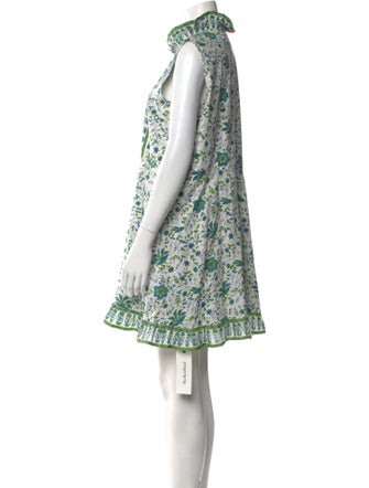 Sue Sartor Floral Print Mini Dress