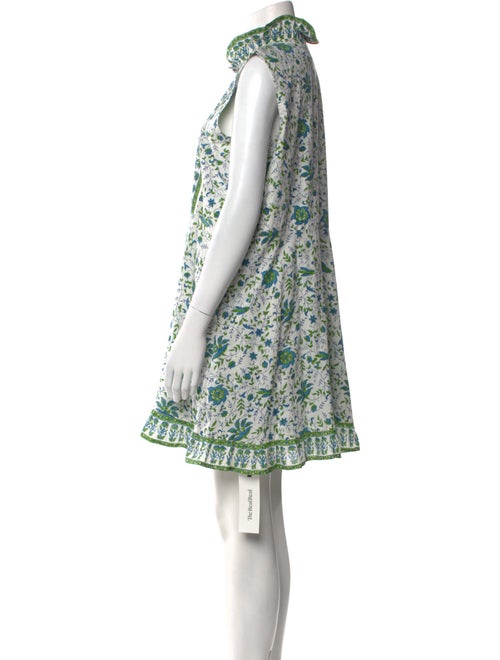 Sue Sartor Floral Print Mini Dress