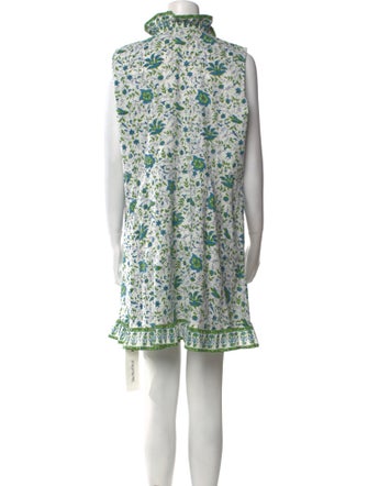 Sue Sartor Floral Print Mini Dress