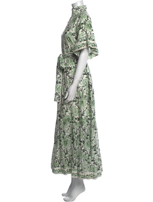 Sue Sartor Floral Print Long Dress