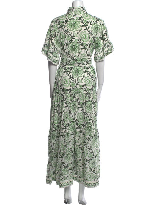 Sue Sartor Floral Print Long Dress