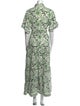 Sue Sartor Floral Print Long Dress