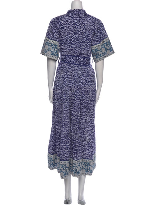 Sue Sartor Paisley Print Long Dress