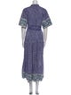 Sue Sartor Paisley Print Long Dress