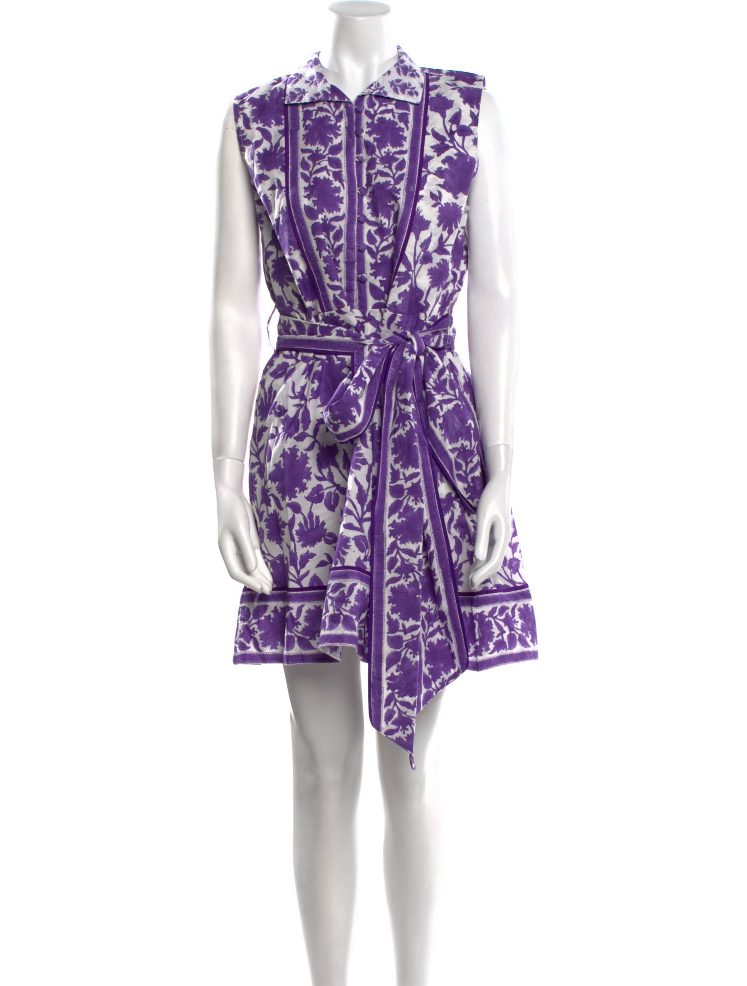Sue Sartor Printed Mini Dress