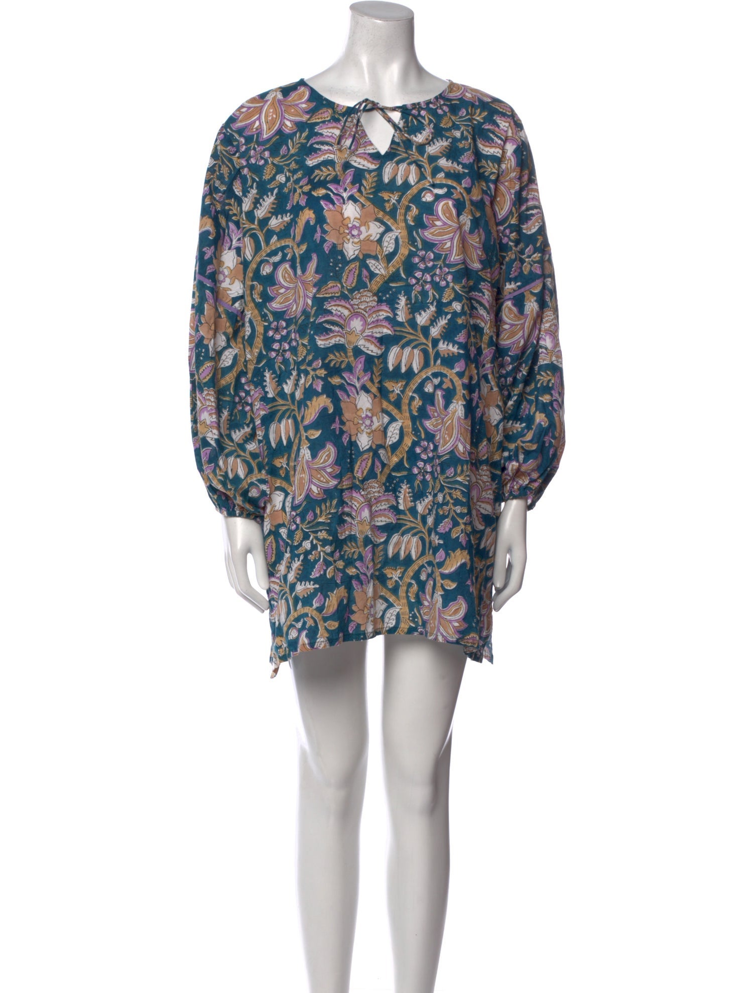 Sue Sartor Printed Mini Dress