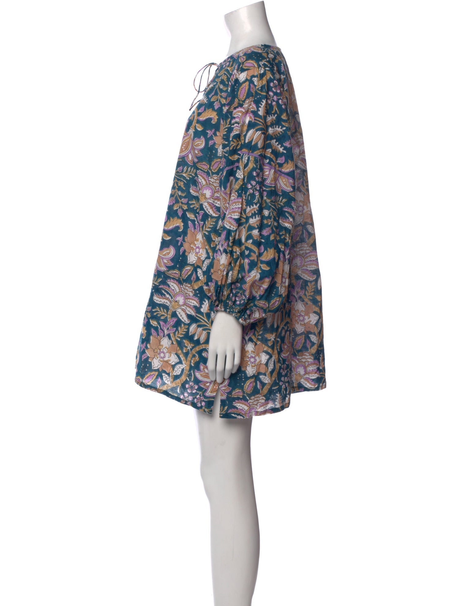 Sue Sartor Printed Mini Dress