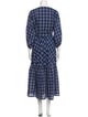 Sue Sartor Plaid Print Long Dress