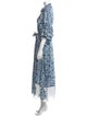 Sue Sartor Paisley Print Long Dress